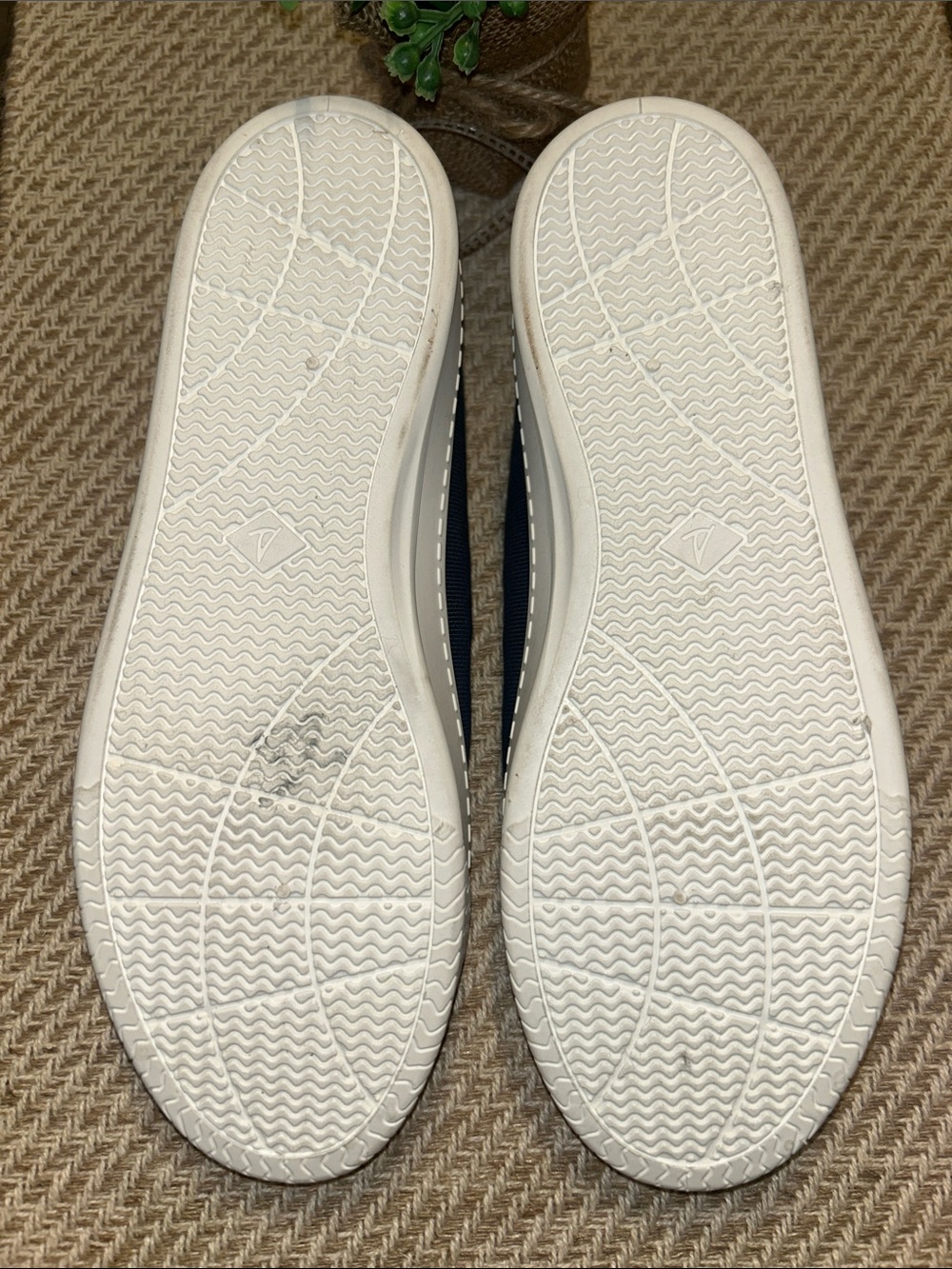 SPERRY⛵️NWOT Navy Canvas Boat Sneakers Crest Vibe Size 9 Women’s Washable - Picture 7 of 9